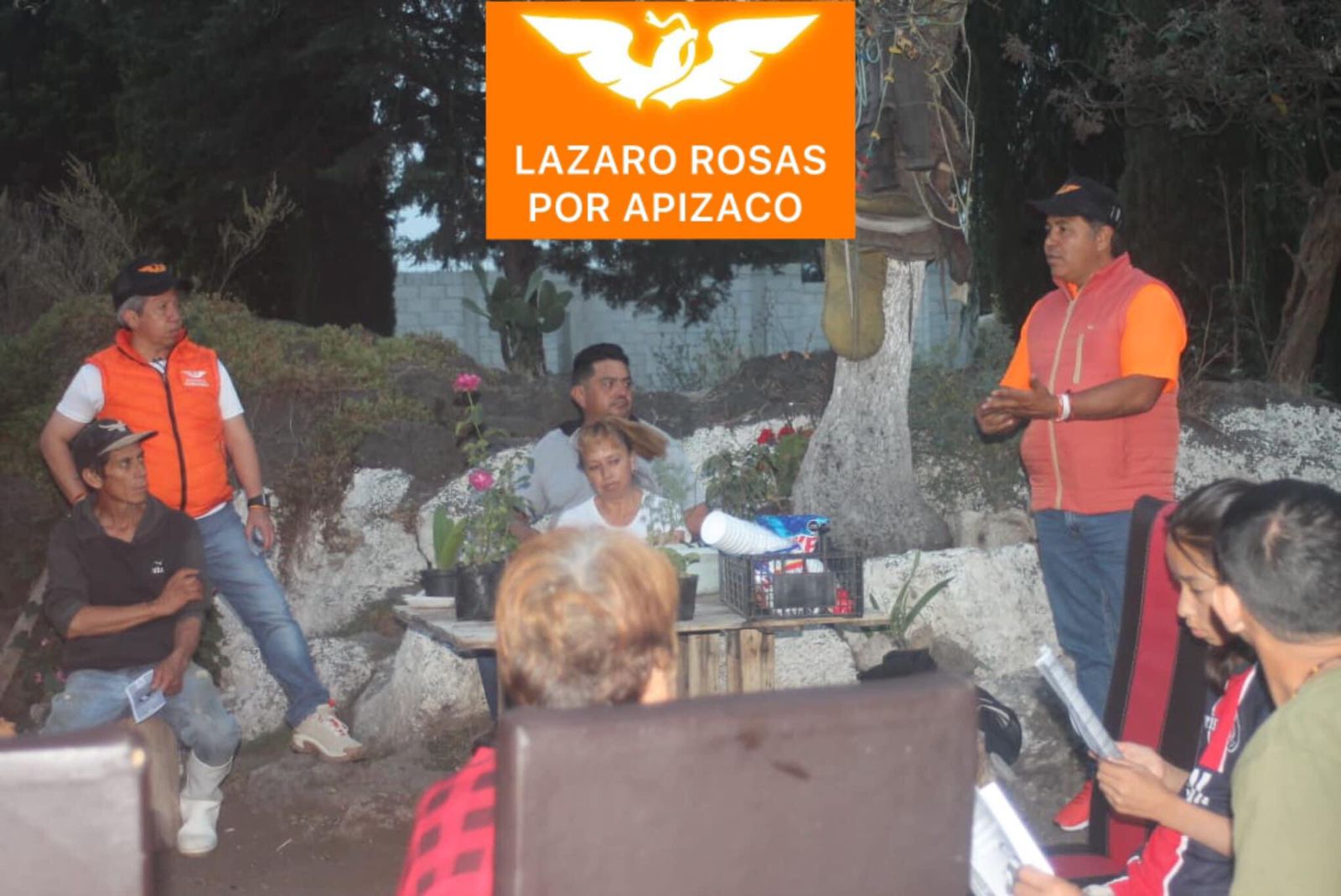 Lázaro Rosas escucha las necesidades de Apizaco y plantea respuestas